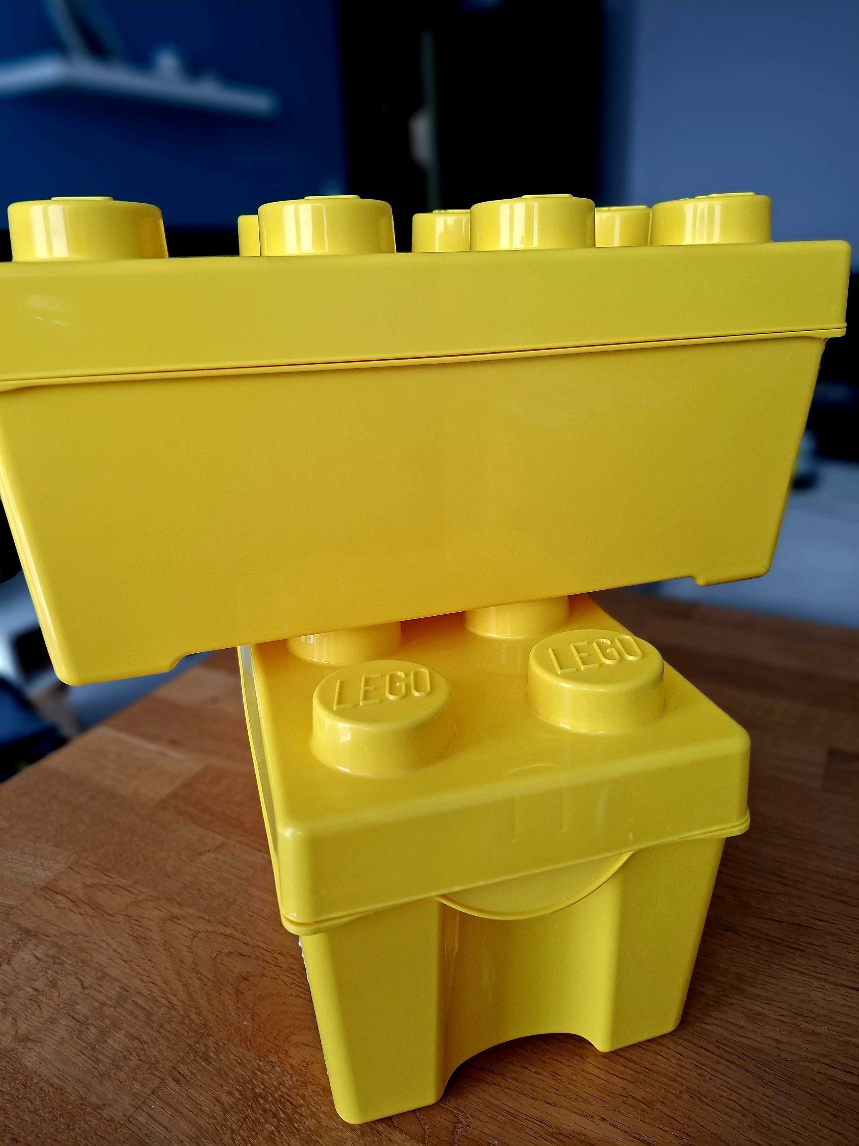 Lego Pudełko Klocek Żółty [cena za 1 szt.]