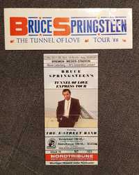 Bruce Springsteen kolekcjonerski bilet z koncertu w Bremen 1988 r.