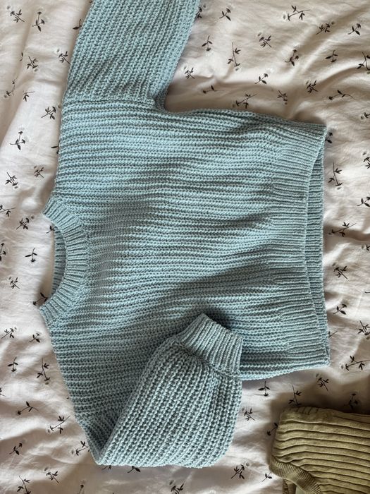 Zestaw ubrań ubranek H&M na 98/104 sweter sweterek spodnie koszula