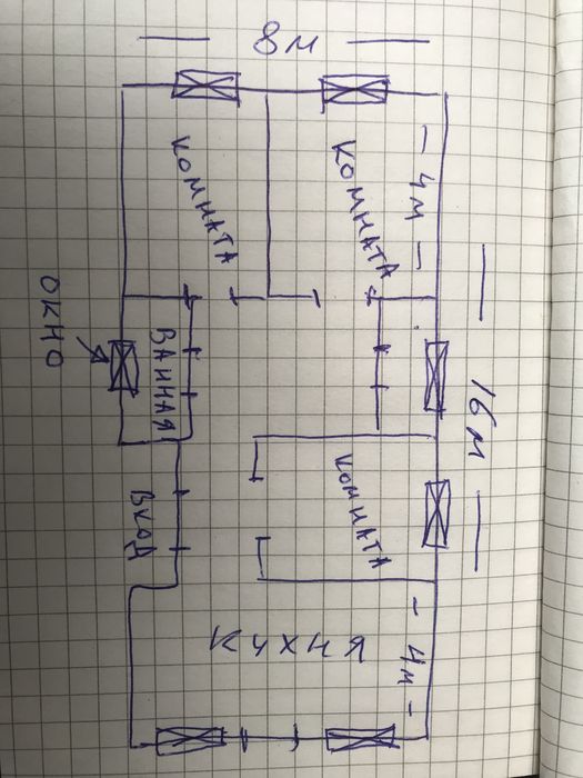 Дом 120кв. Новый под ремонт