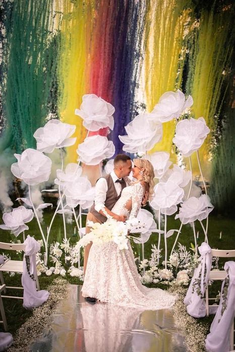 Kolorowy dym mina dymna miny dymne na sesje zdjęcia wesele baby shower