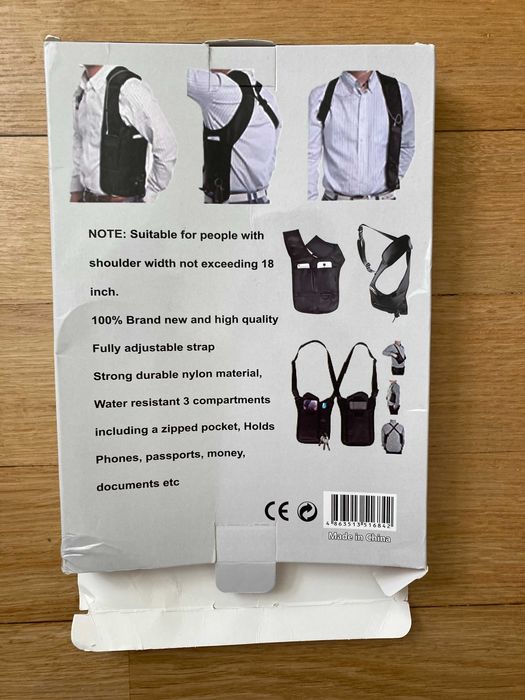 Сумка скрытого ношения для денег и документов Агент 007