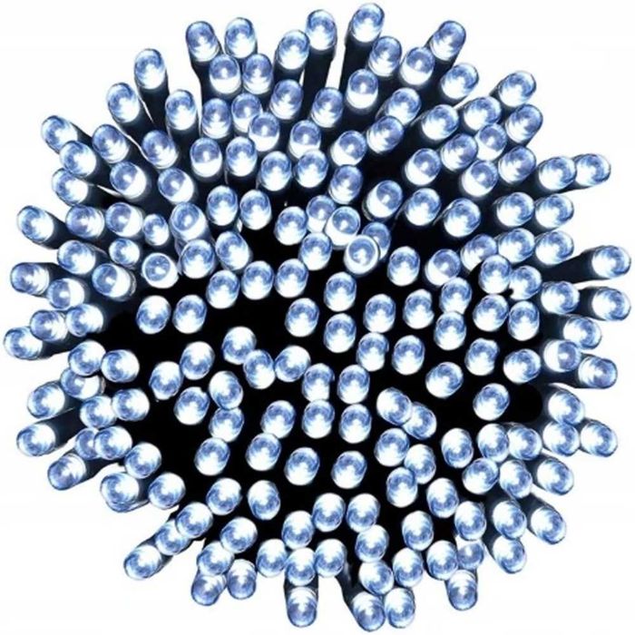 Lampki Choinkowe Zewnętrzne 500LED IP44 Biały Zimny ŚWIĄTECZNA OZDOBA