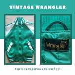 Super vintage kurtka Wrangler (S/36) #zielona #sportowa #unisex