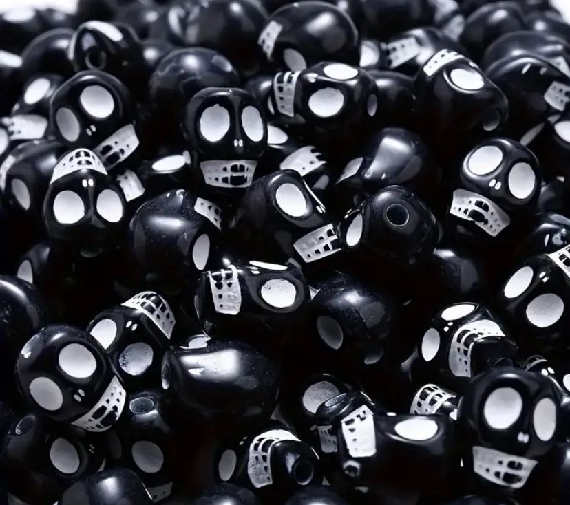 Mini caveiras - misangas