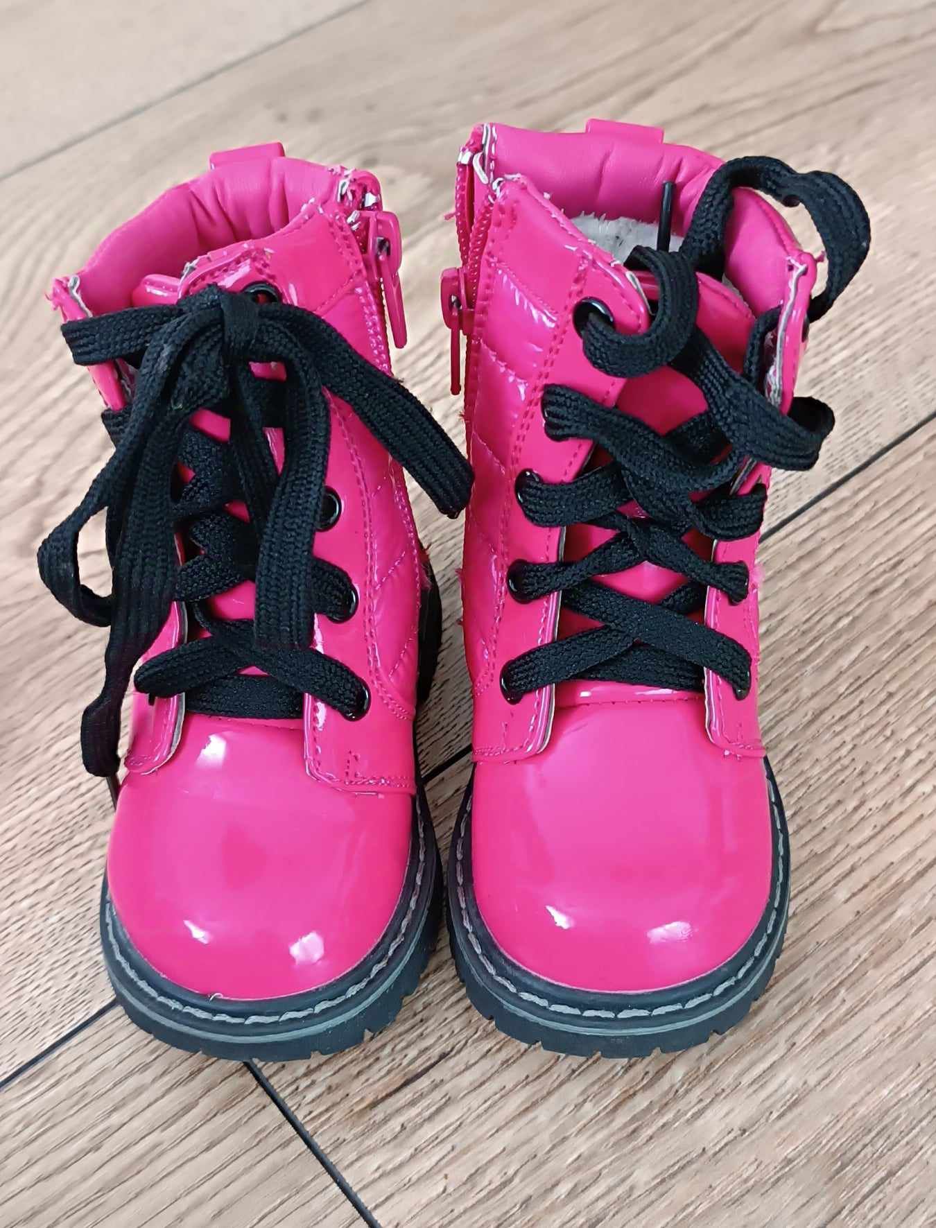 Buty dziewczęce różowe glany trzewiki rozmiar 20