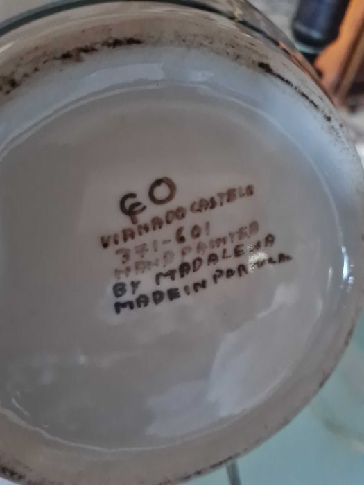 candeeiro Cerâmica antiga de Viana do Castelo.