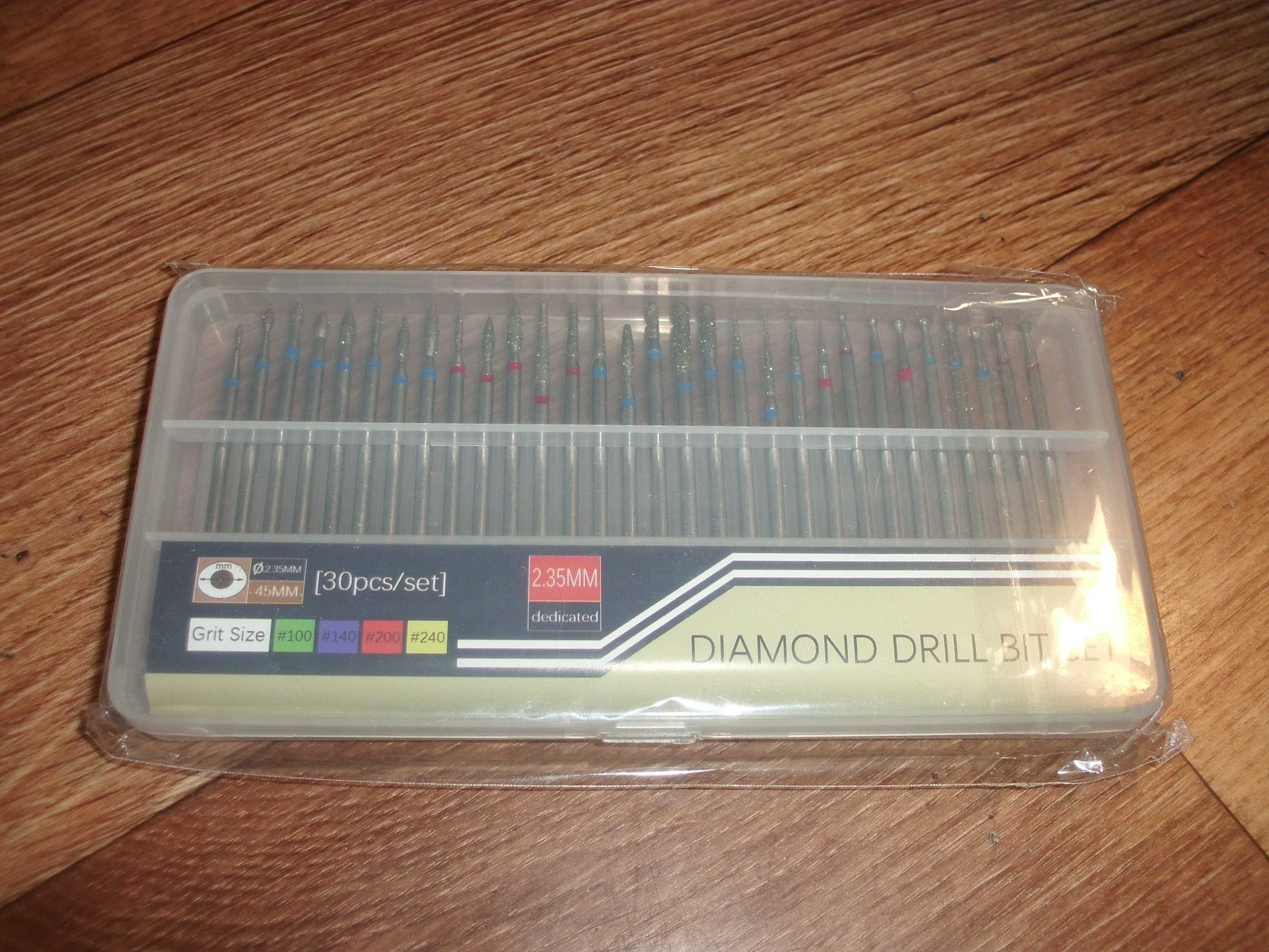 Набор насадок для фрезера Diamond Drill 30 шт. с алмазным напылением