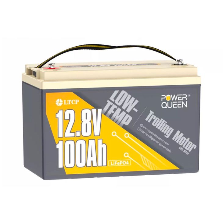 Акумулятор Power Queen 12V 100Ah LOW-TEMP