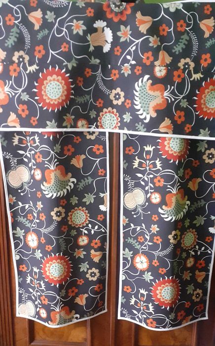 Zasłony + lambrekin Nowe Ikea design Eva Lungreen