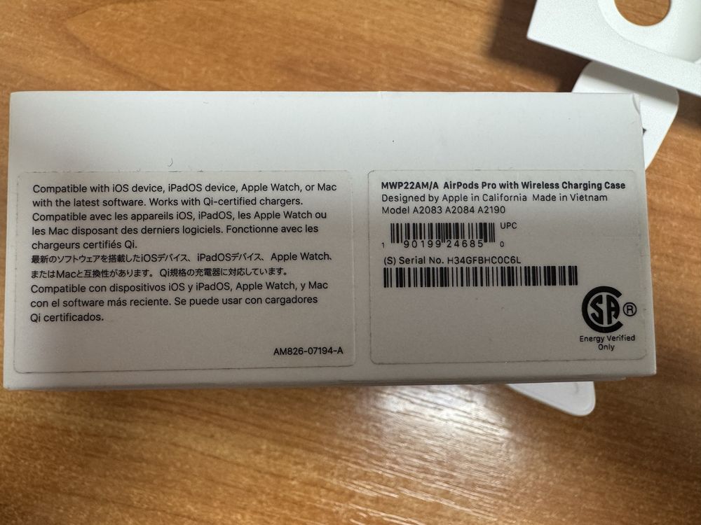 Наушники Apple AirPods Pro MWP22AM/А Оригинал