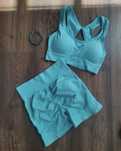Niebieski komplet push up
