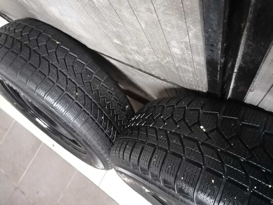 4 felgi stalowe 5x112 VW TIGUAN z oponami zimowymi 215/65r16 GOODRIDE