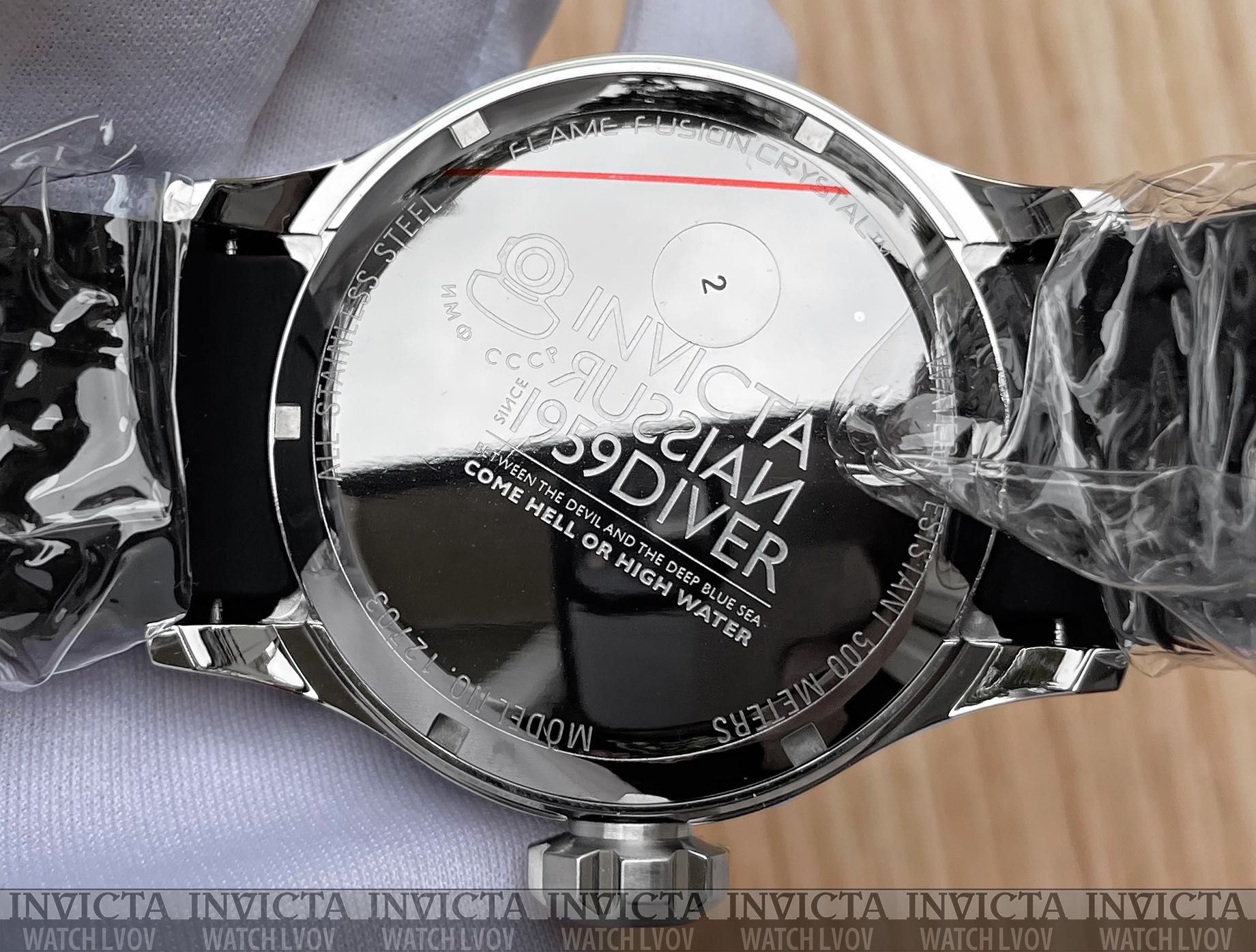 Мужские часы Invicta 12703 Pro Diver 1959 Black 52 mm. 500 MT.