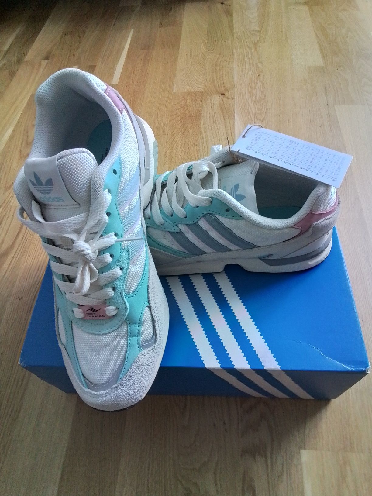 Adidas Torsion Super  ,,Easy mint" rozmiar 42 2/3