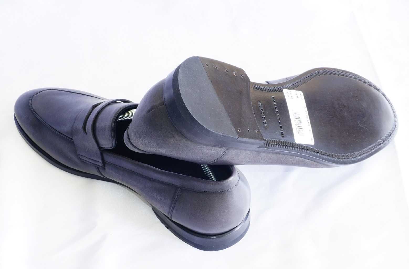 Baldessarini 43  szare męskie buty loafersy mokasyny tod's baldinini