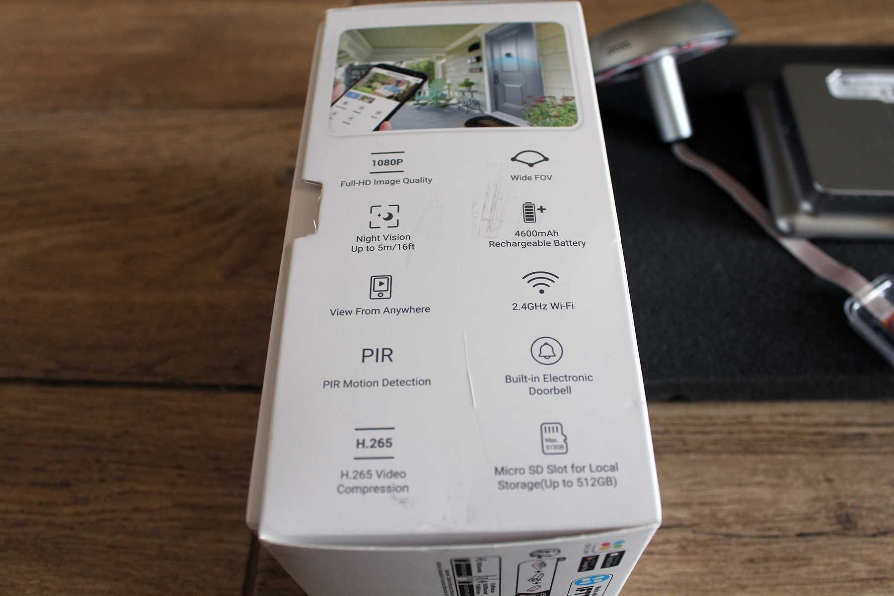 Беспроводной IP дверной звонок Ezviz DP2C с монитором WiFi