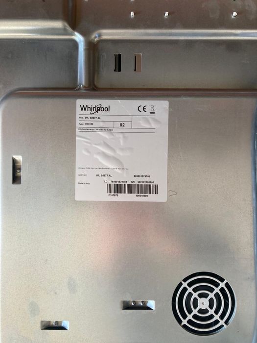 Płyta indukcyjna szklano-ceramiczna Whirlpool - WL S8977 AL
