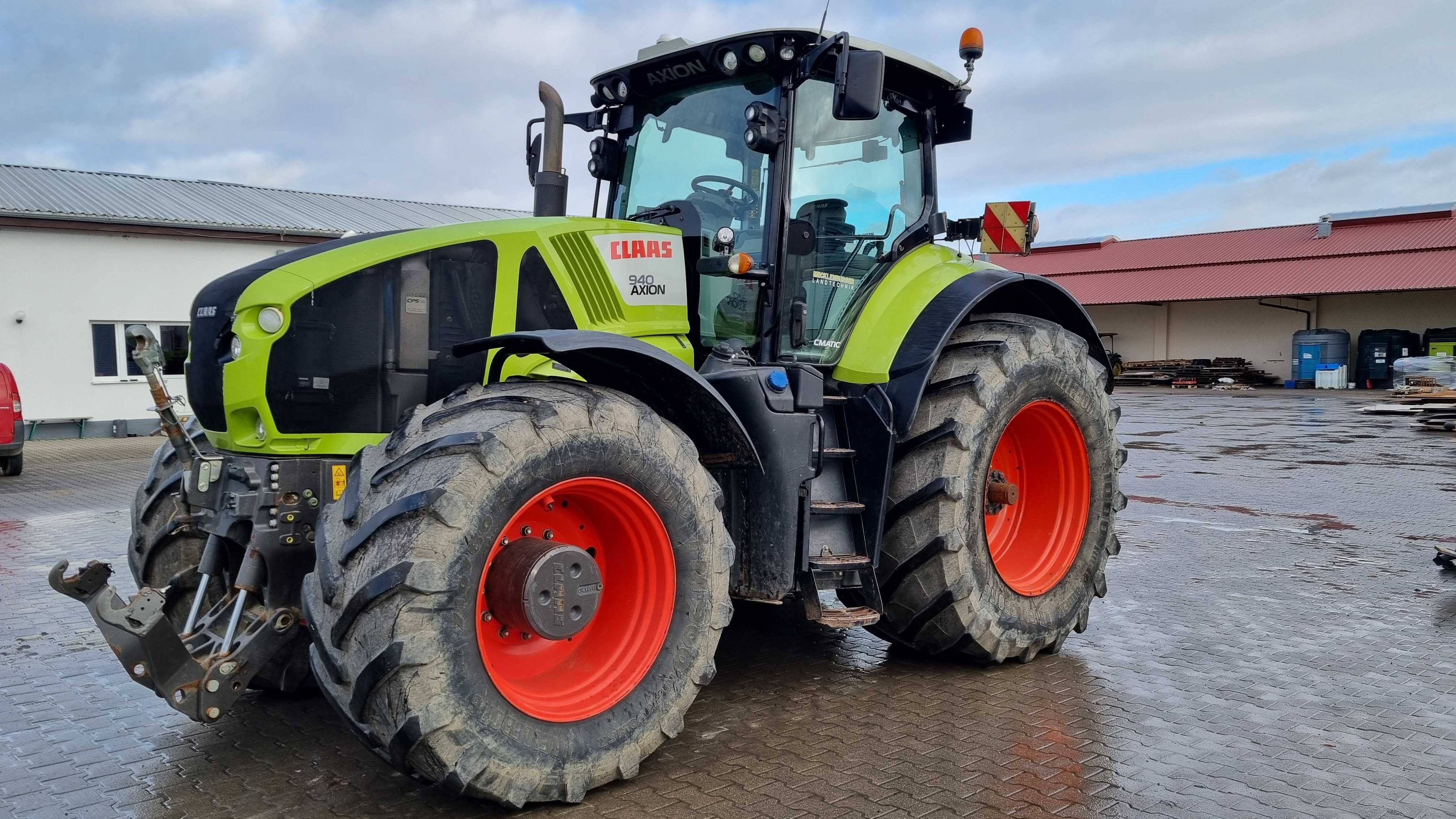 Ciągnik rolniczy Claas Axion 940 rok 2013 CMATIC, GPS