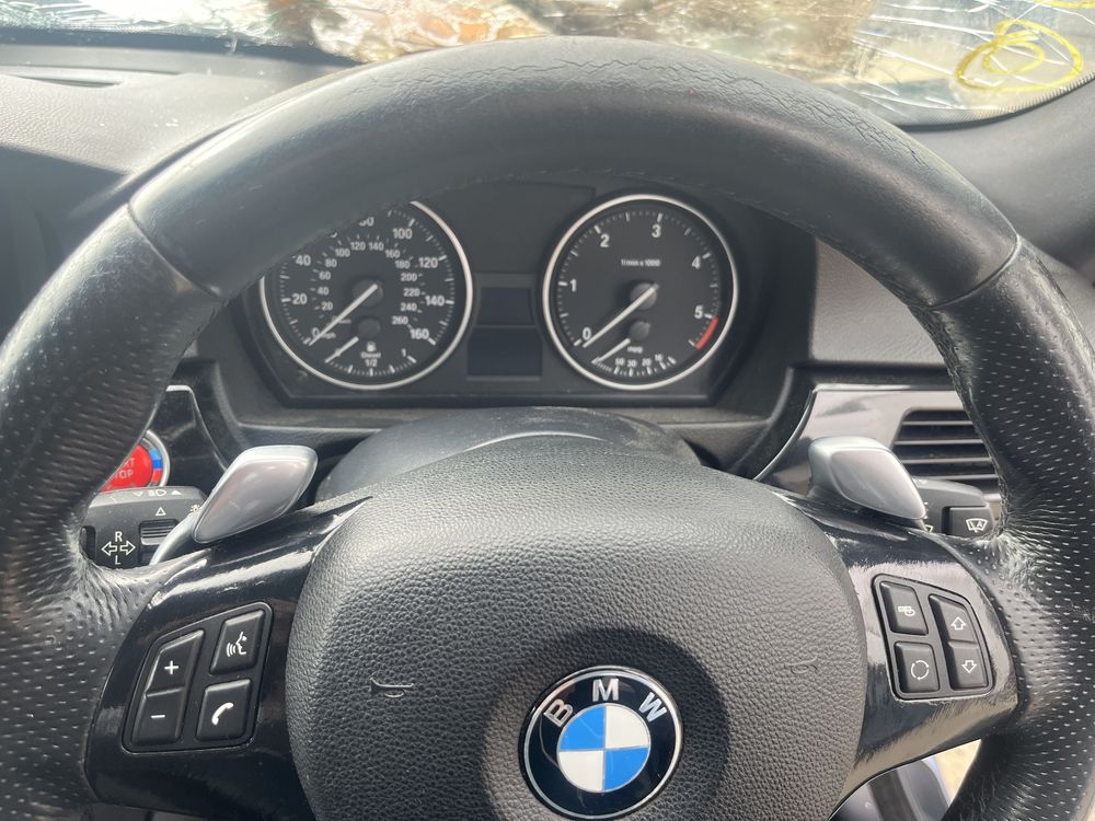 Kierownica bmw e90 e91 e92 e87 m pakiet lopatki multi air bag poduszka