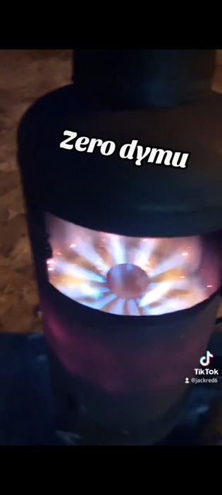 Duży kolekcjonerski garażowy Piec każdy olej  120-150m² koza film