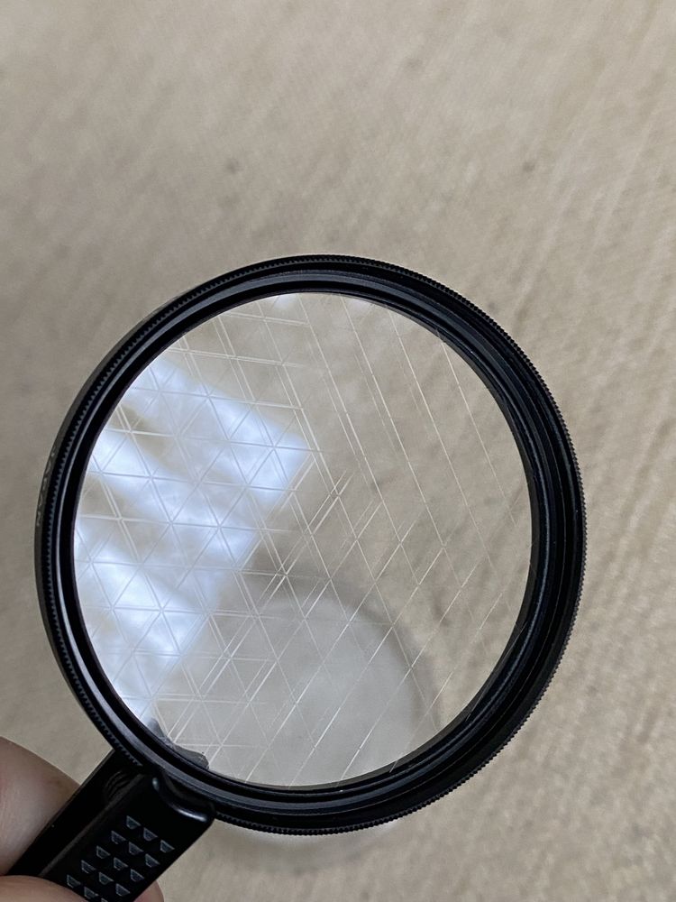 Quantaray 52mm 6x-cross, Diff, Spot. фільтр для творчої фотографії