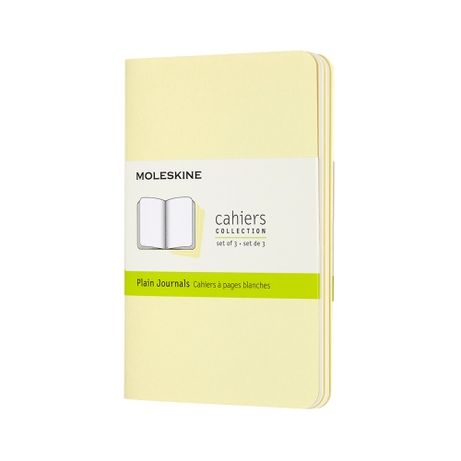 Cahiers Pocket Plain JOURNAL by Moleskine нежно желтый