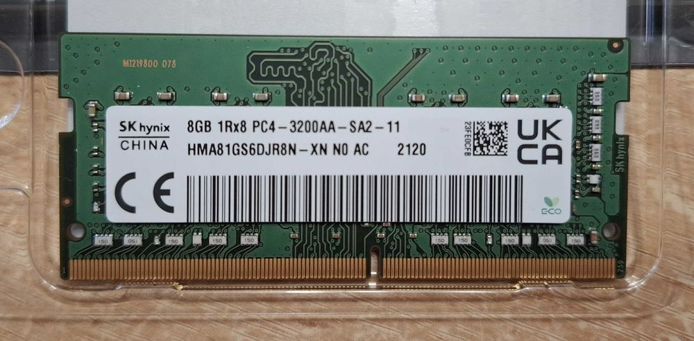 Pamięć RAM 2x8GB SO-DIMM DDR4, 3200 MHz 1,2V SK Hynix 100% sprawne