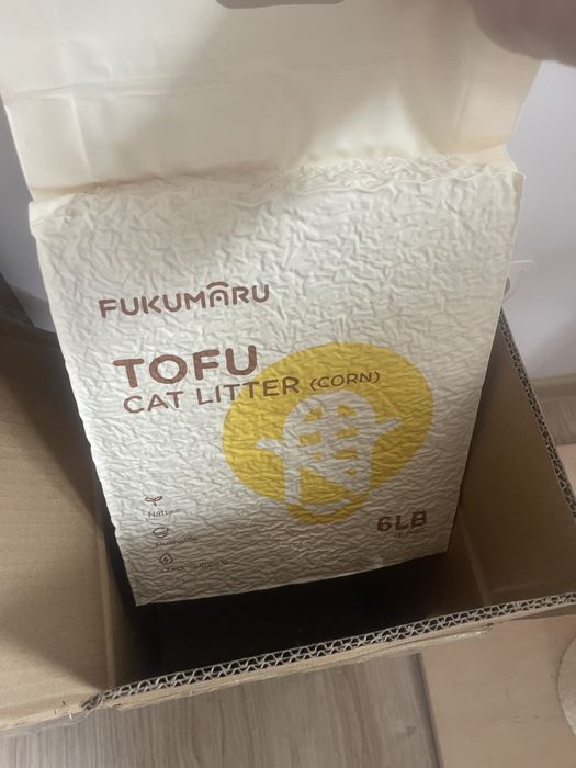 Żwirek dla kota Fukumaru 80% tofu 20% kukurydzy