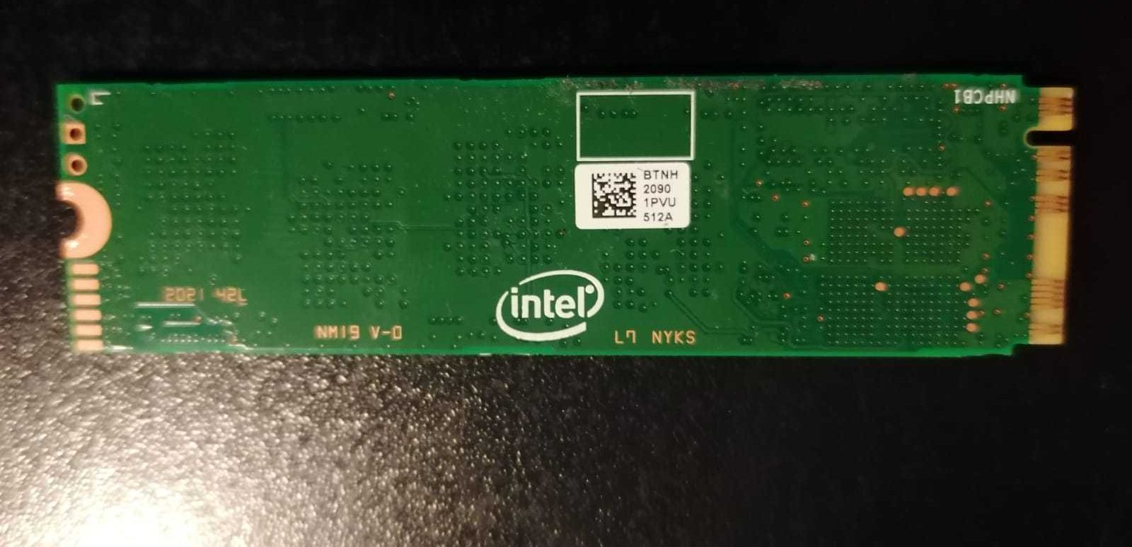 Dysk SSD M.2 NVMe 512 GB Intel