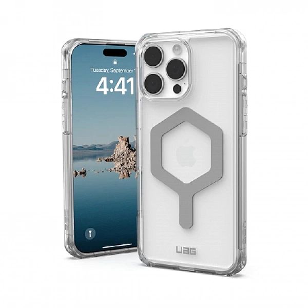 Etui UAG Plyo Magsafe na iPhone 16 Pro Max - srebrne