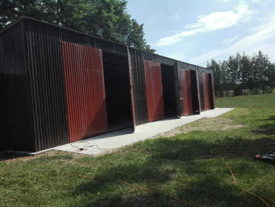 Garaż blaszany 10x6, wiata, hala, magazyn, wzmocniony profil,na wymiar