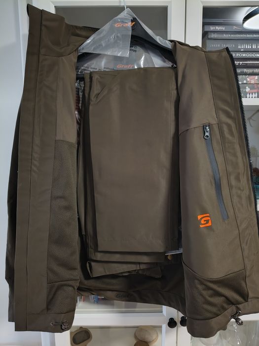 Graff zestaw przeciwdeszczowy kurtka i spodnie Nowe!