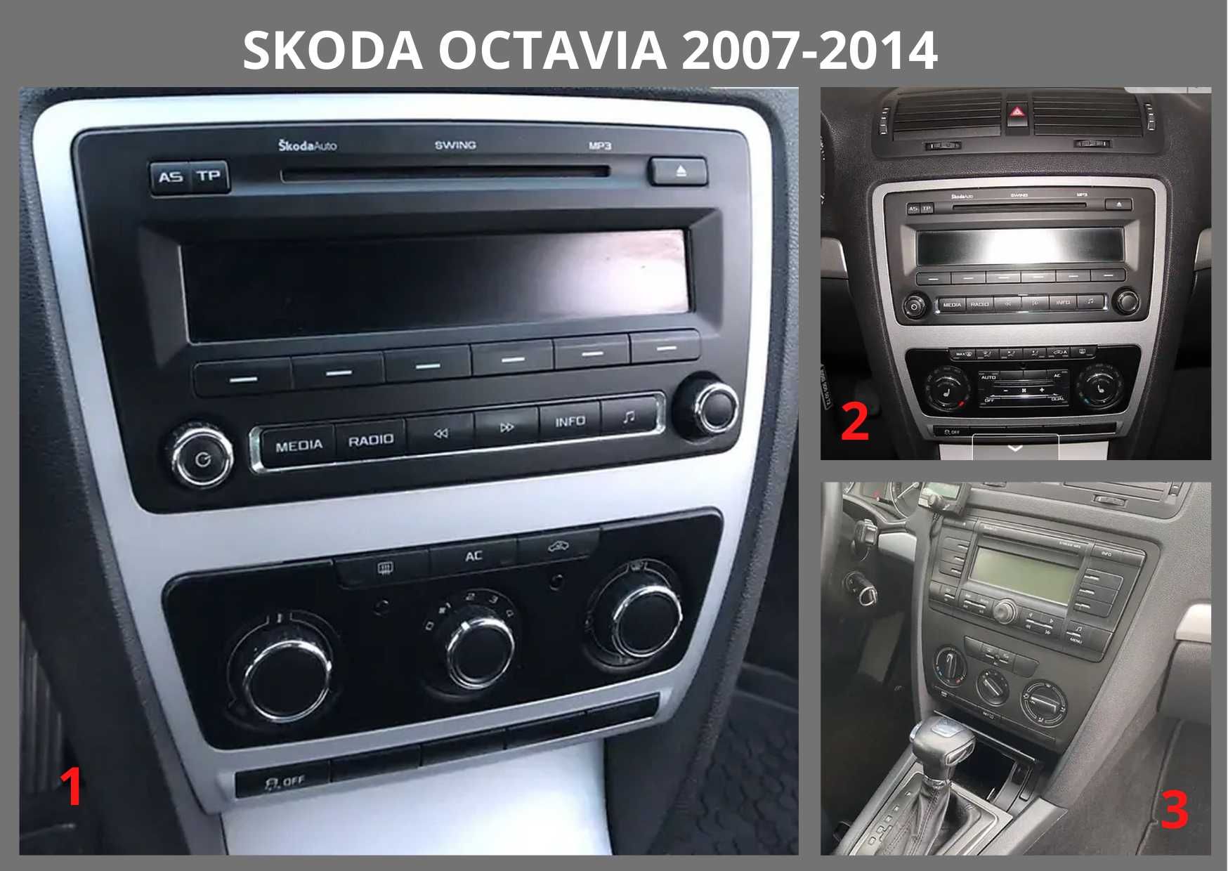 Штатні магнітоли Skoda Octavia 2007-2014, 2015-2019 Android 10