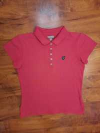 Różowa koszulka różowa Polo tshirt Lyle Scott rozmiar M 38