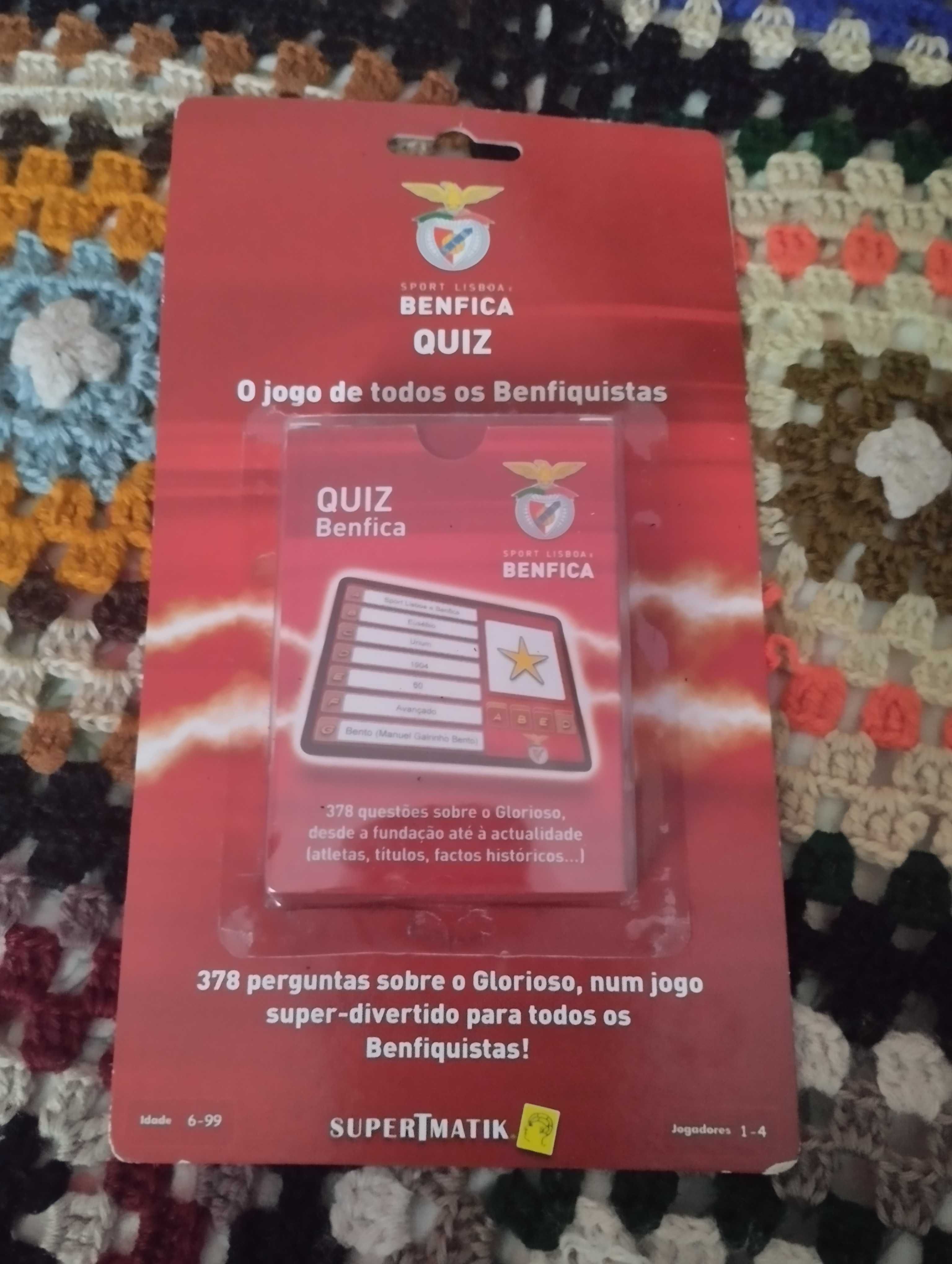 Cartas jogo Benfica - Jogo SuperTmatik Quiz Benfica