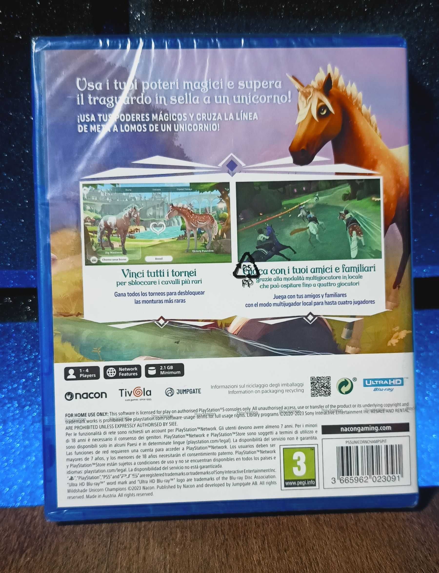 Wildshade: Unicorn Champions PS5 - wyścigi konne gra dla dzieci PL