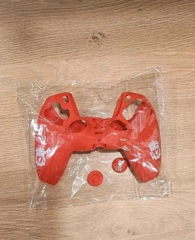 Silikonowe etui antypoślizgowe pad kontroler Playstation Liverpool FC