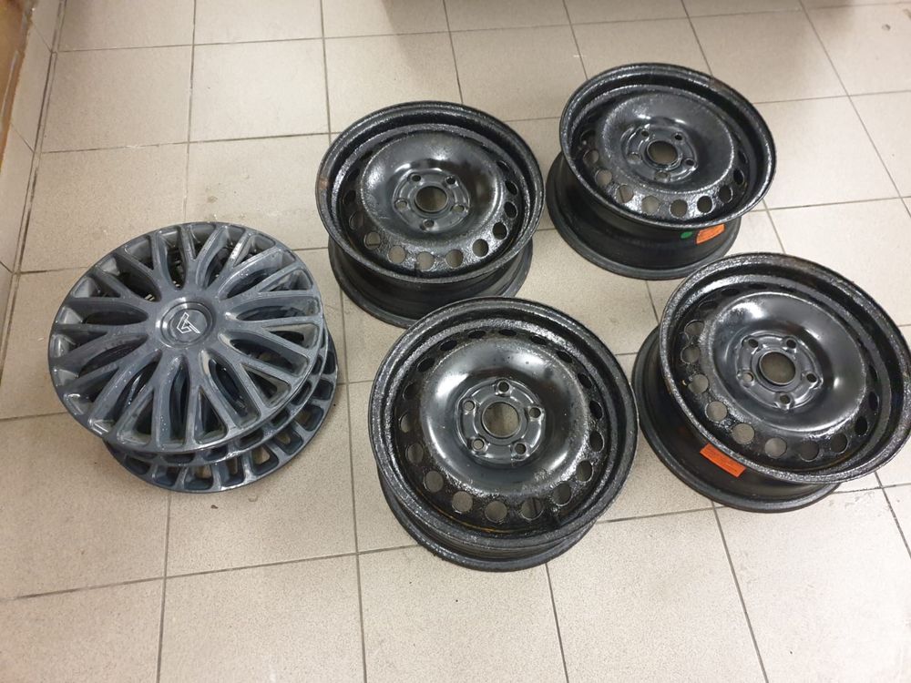 Felgi stalowe 15 cali 5x112 kołpaki Vw Seat audi Skoda