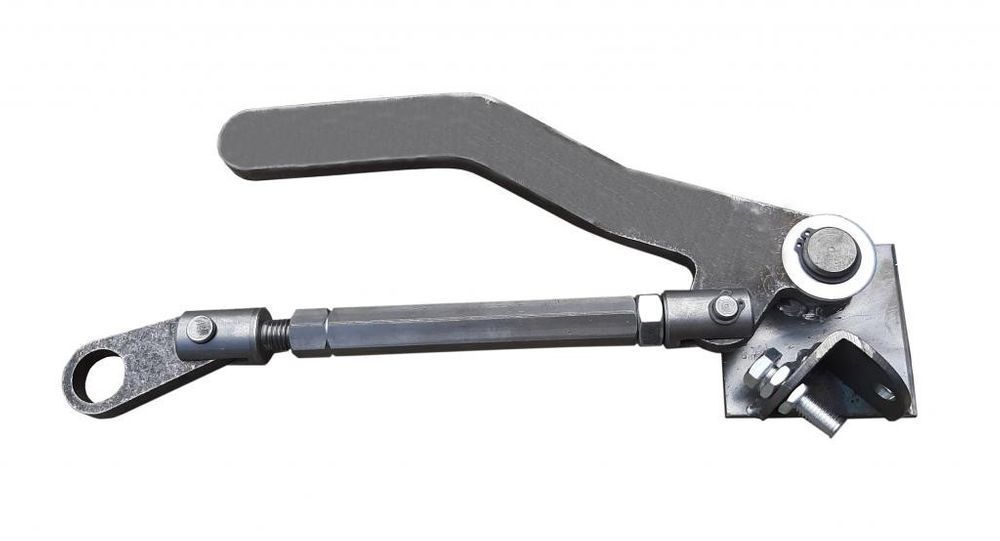 Dźwignia dolnego otwierania burty przyczepy, wysyp, wywrotka  - PRAWA