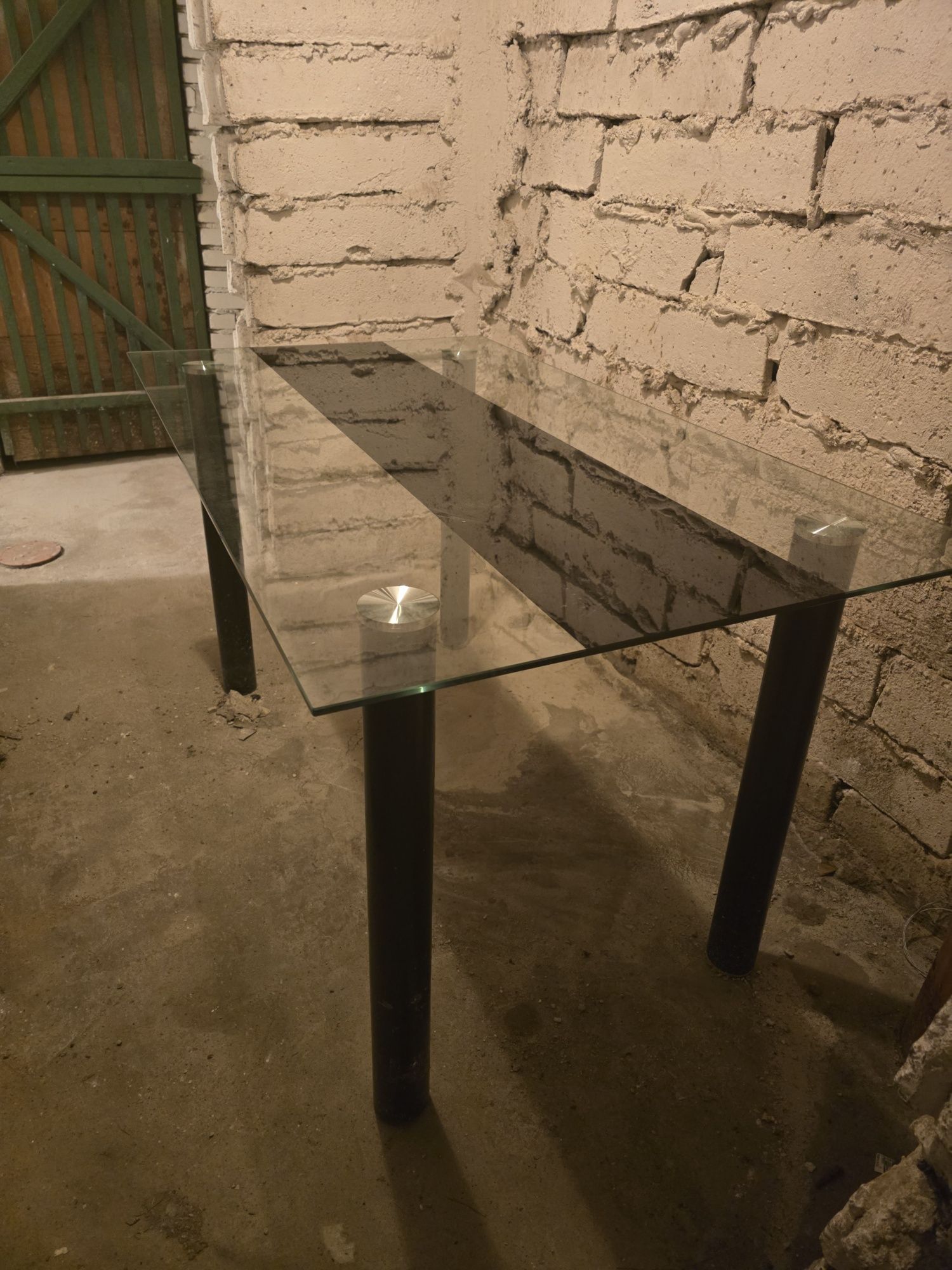 Stół szklany 80 na 140 na 75 cm