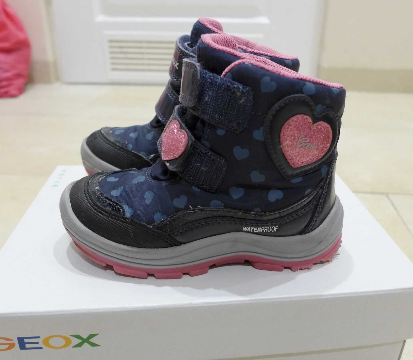 Buty zimowe kozaki Geox Respira rozmiar 24, wkładka 15cm,