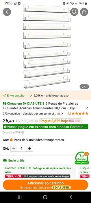 Expositor de verniz