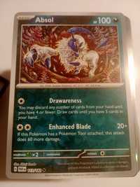 Karta Pokemon Scarlet and Violet Paradox Rift Reverse 113/182 Absol