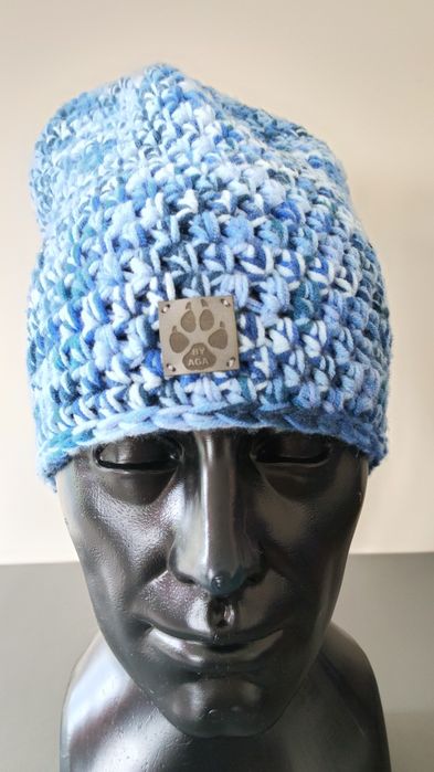 Czapka na szydełku smerf