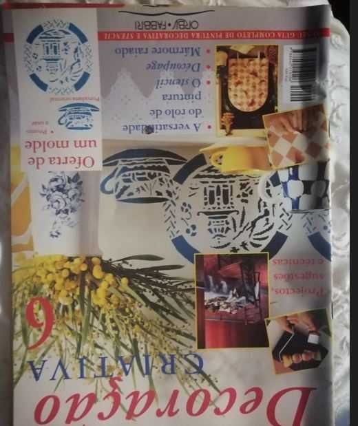 3 Revistas Antigas de "Decoração Criativa" 1995
