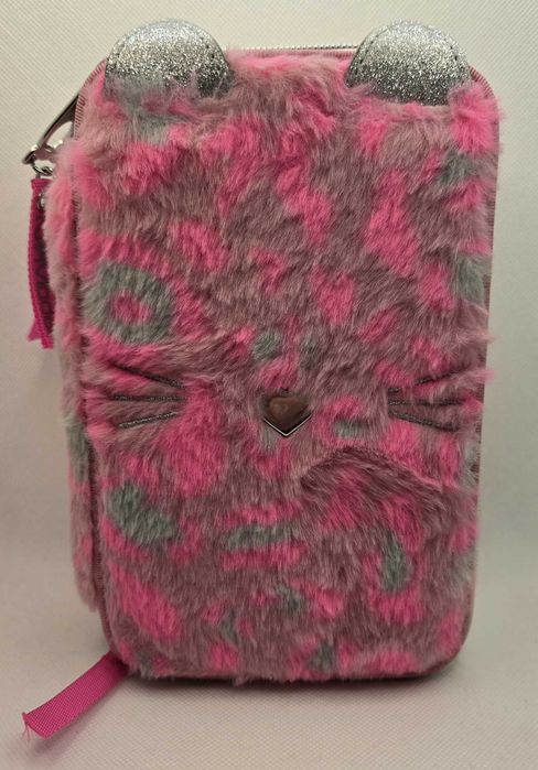 Depesche Top Model Wild 3-Komorowy Piórnik Z Akcesoriami Kotek