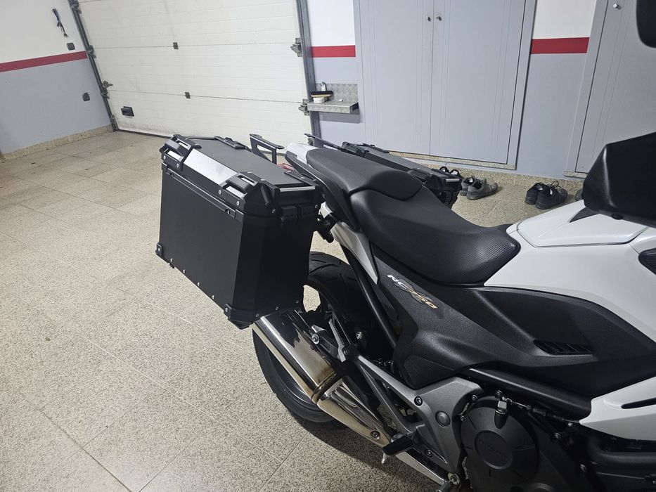 (NOVO) Malas Laterais + Top Case Alumínio Honda NC 750X
