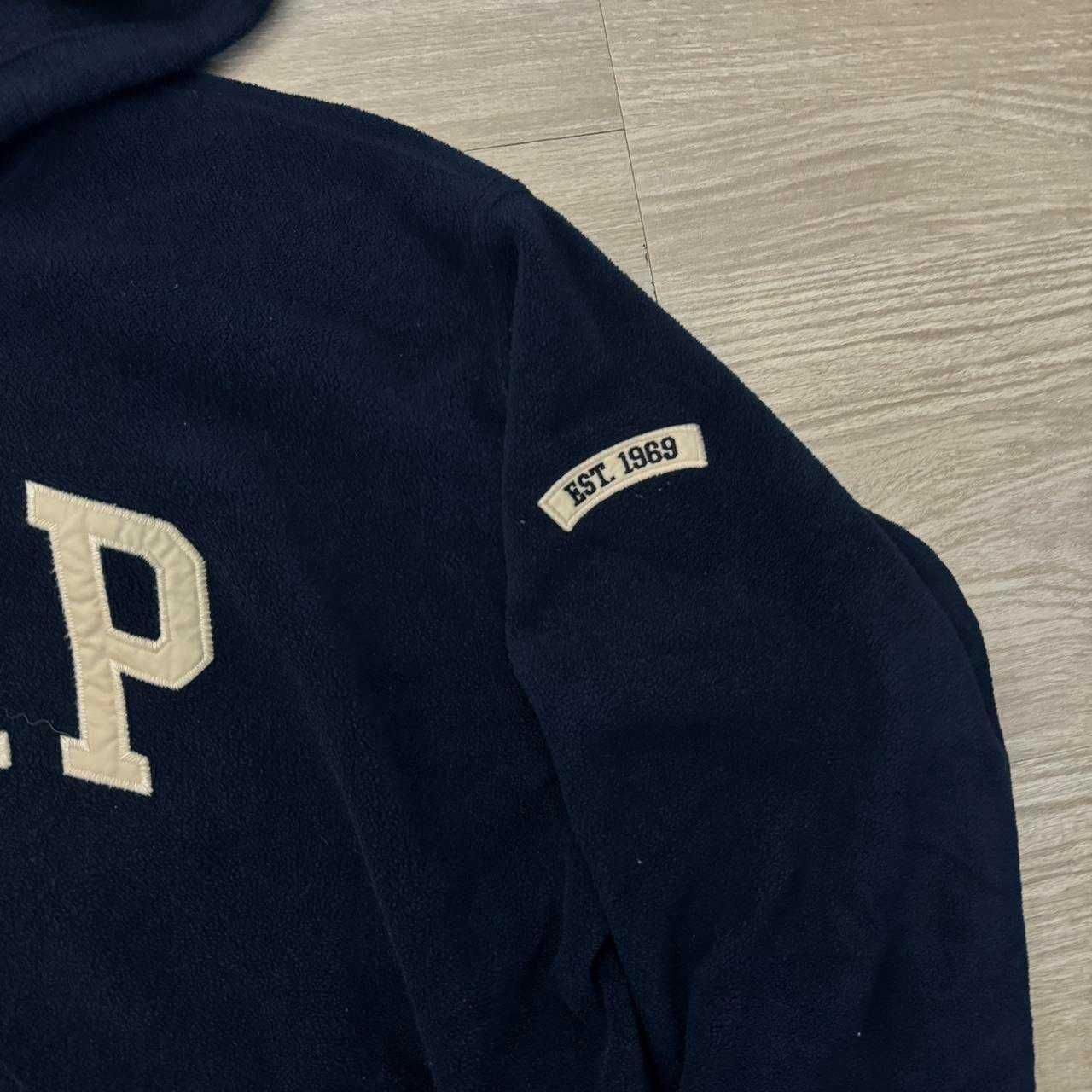 Bluza z kapturem Gap Fleece Spell out z lat 2000