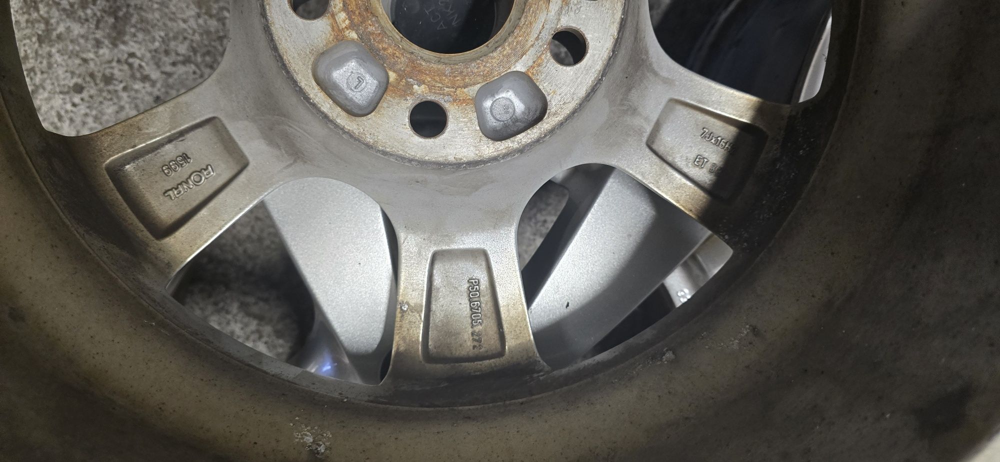 Felgi aluminiowe 16 5x112 et 38 Vw audi skoda seat